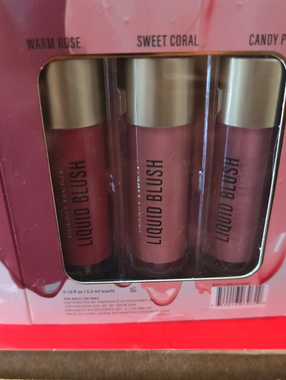 Ellen Tracy Liquid Blush Trio - Warm Rose, Sweet Coral, Candy Pink